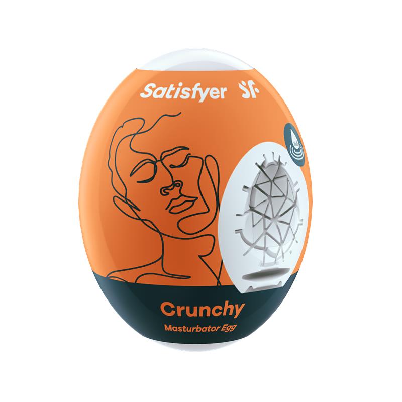 SATISFYER Huevo Masturbador Unidad Crunchy Hydro-Active