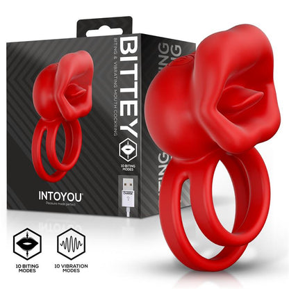 INTOYOU Bittey Anillo Vibrador con Biting - Mordisqueo