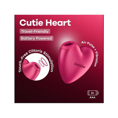 SATISFYER Cutie Heart Succionador de Clítoris Battery Series