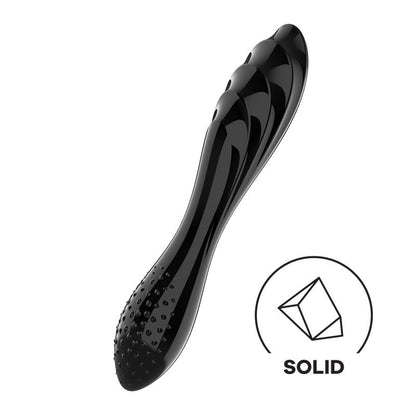 SATISFYER Estimulador de Cristal Dazzling Crystal 1 Hot and Cold Negro