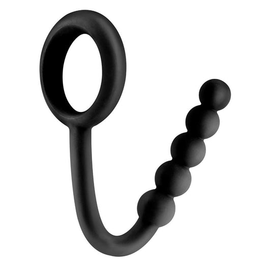 FETISH FANTASY ELITE Fetish Fantasy Elite Perlas Anales con Anillo Testicular Negro