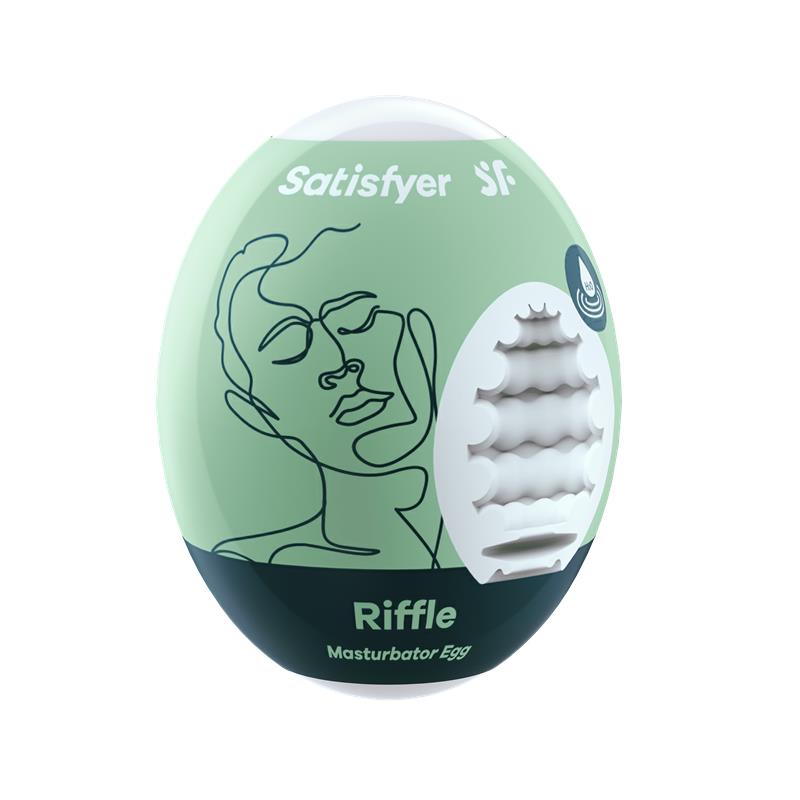 SATISFYER Huevo Masturbador Unidad Riffle Hydro-Active