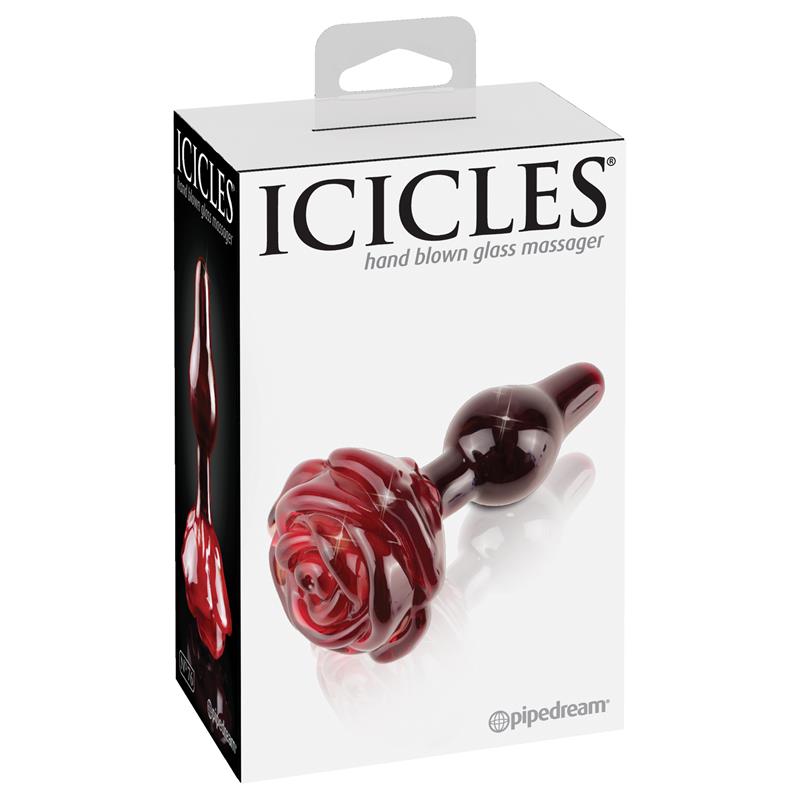 Kit Cristal Luxury — Icicles Dildo + Plug Anal + Lubricante