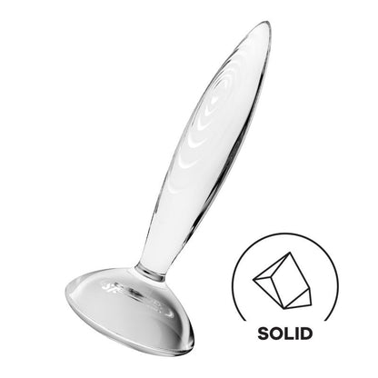 SATISFYER Plug Anal Sparkling Crystal Hot and Cold Transparente