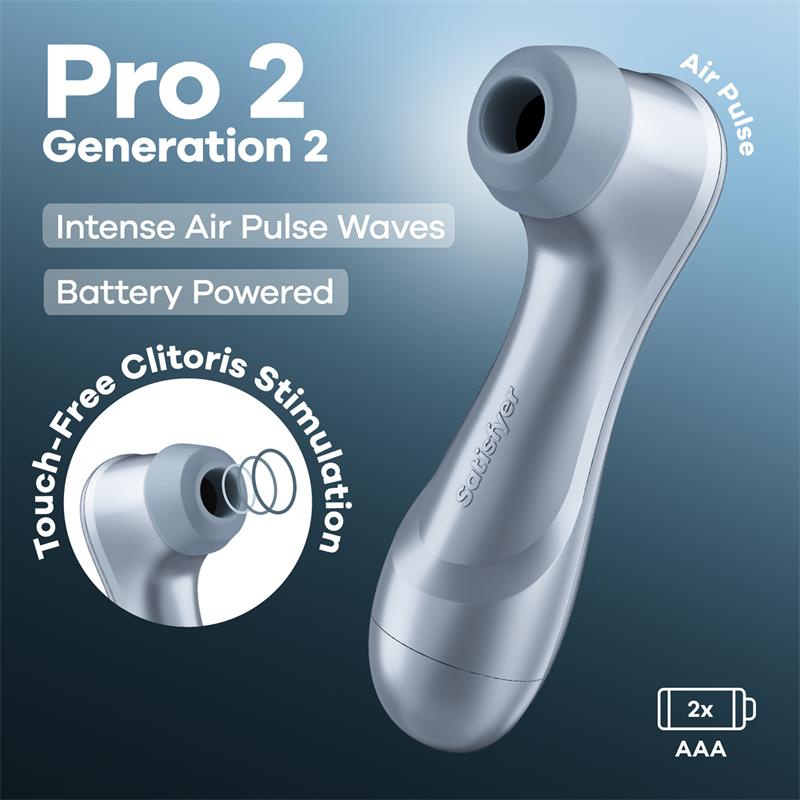 Kit Succionador Completo — Satisfyer Pro 2 + Boquillas + Lubricante