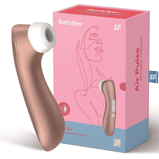 SATISFYER Pro 2+ Succionador con Vibración Rose Gold