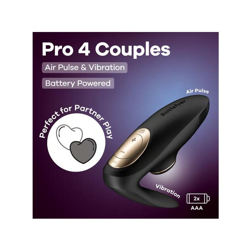 Kit Satisfyer Parejas — Pro 4 Couples + Lubricante
