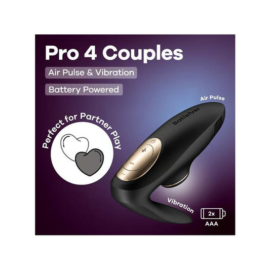 Kit Satisfyer Parejas — Pro 4 Couples + Lubricante