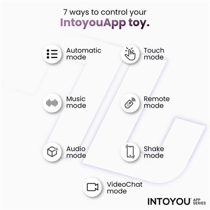 INTOYOU APP SERIES Kenny Anillo Vibrador con Estimulador de Clítoris y APP Azul Noche