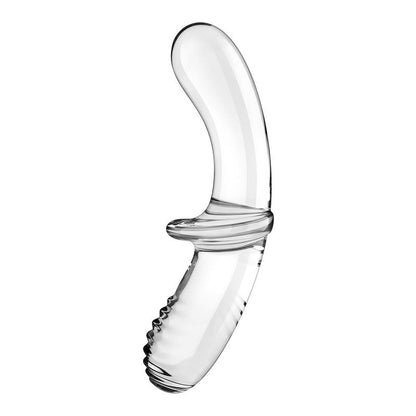 SATISFYER Estimulador de Cristal Double Crystal Hot and Cold Transparente