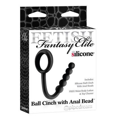FETISH FANTASY ELITE Fetish Fantasy Elite Perlas Anales con Anillo Testicular Negro
