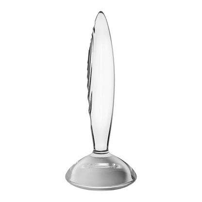 SATISFYER Plug Anal Sparkling Crystal Hot and Cold Transparente