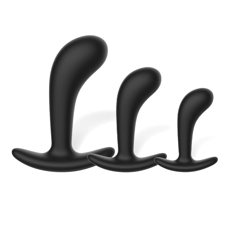 LATETOBED Set de 3 Masajeadores Prostáticos