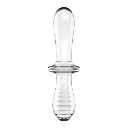 SATISFYER Estimulador de Cristal Double Crystal Hot and Cold Transparente
