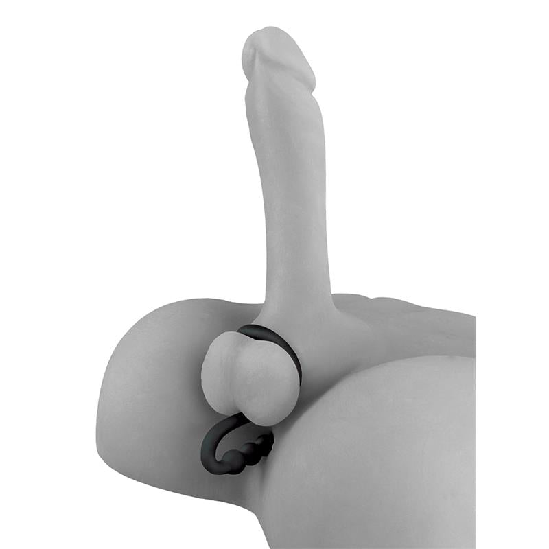 FETISH FANTASY ELITE Fetish Fantasy Elite Perlas Anales con Anillo Testicular Negro