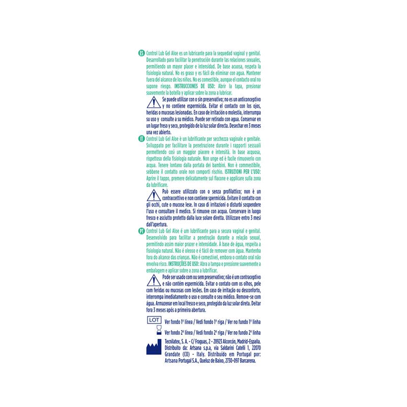 CONTROL Lubricante Aloe 75 ml