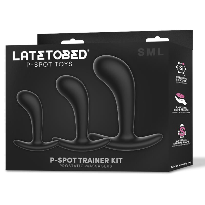 LATETOBED Set de 3 Masajeadores Prostáticos
