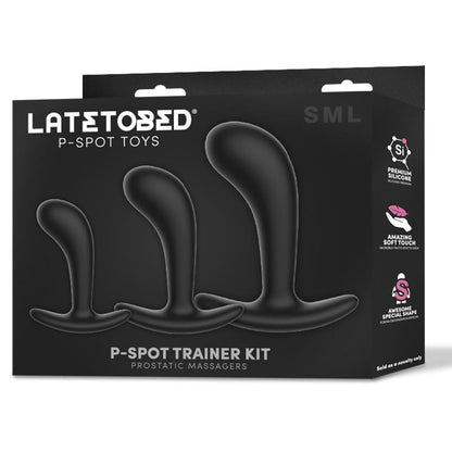 LATETOBED Set de 3 Masajeadores Prostáticos