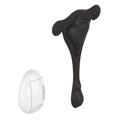 A-GUSTO Estimulador de Braguita con Control Remoto USB Negro