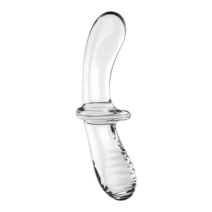 SATISFYER Estimulador de Cristal Double Crystal Hot and Cold Transparente