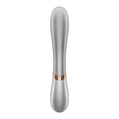 SATISFYER Hot Lover Vibrador Efecto Calor con APP Plata y Champagne