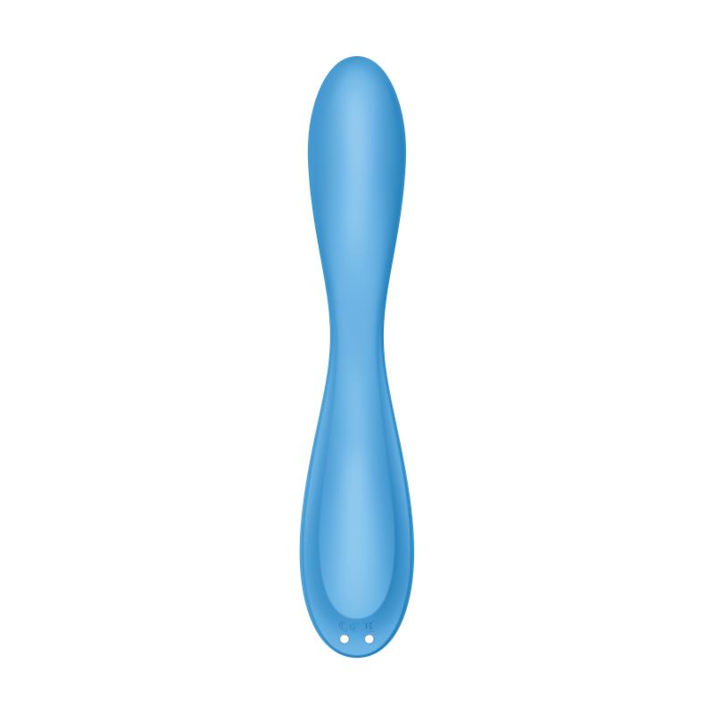 SATISFYER Vibrador G-Spot Flex 4 con APP Satisfyer Connect Azul