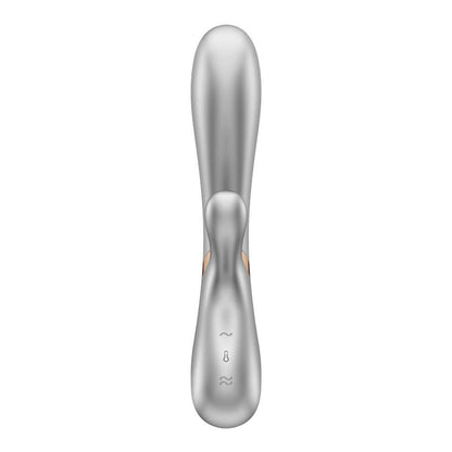 SATISFYER Hot Lover Vibrador Efecto Calor con APP Plata y Champagne