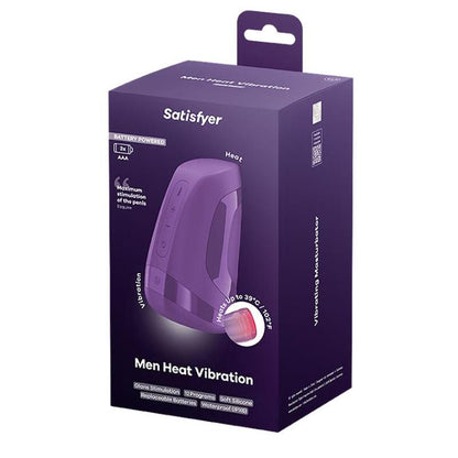 SATISFYER Men Heat Vibration Battery Series Dark Berry