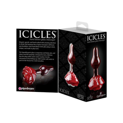 Kit Cristal Luxury — Icicles Dildo + Plug Anal + Lubricante