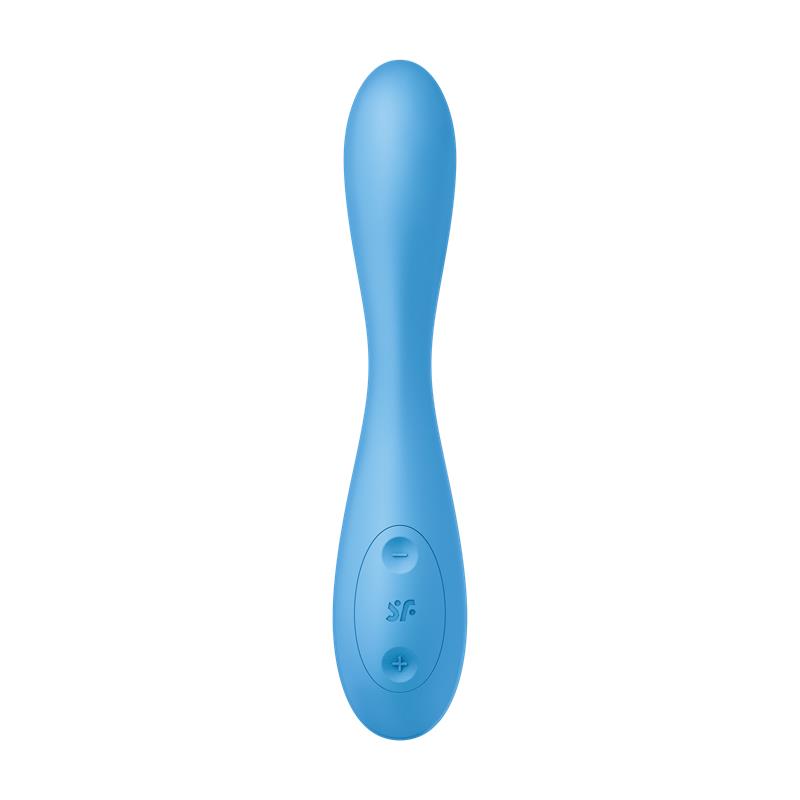 SATISFYER Vibrador G-Spot Flex 4 con APP Satisfyer Connect Azul
