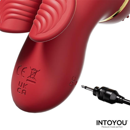 INTOYOU Beeny Estimulador con 4 Cabezales, Succión, Tapping, Tickling y Licking