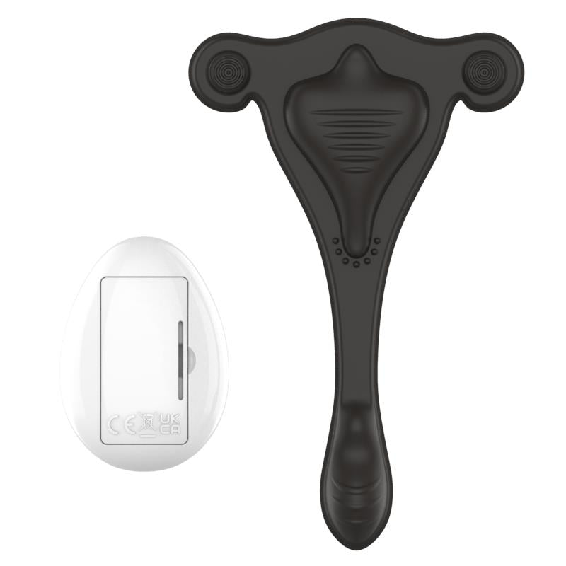 A-GUSTO Estimulador de Braguita con Control Remoto USB Negro