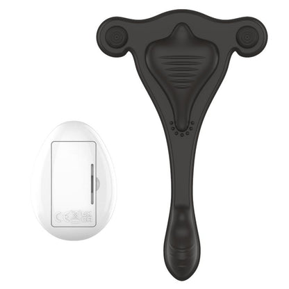 A-GUSTO Estimulador de Braguita con Control Remoto USB Negro