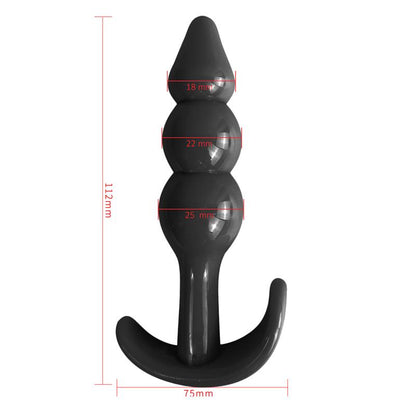 LATETOBED Gevil Plug Anal en Ancla Negro