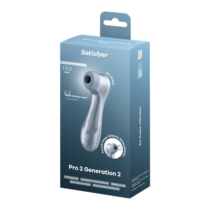 Kit Succionador Completo — Satisfyer Pro 2 + Boquillas + Lubricante