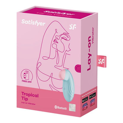 SATISFYER Tropical Tip con APP Satisfyer Connect azul