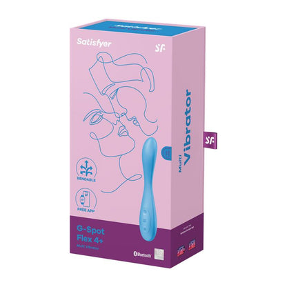 SATISFYER Vibrador G-Spot Flex 4 con APP Satisfyer Connect Azul