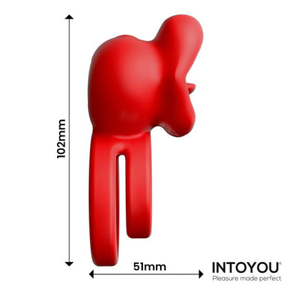 INTOYOU Bittey Anillo Vibrador con Biting - Mordisqueo